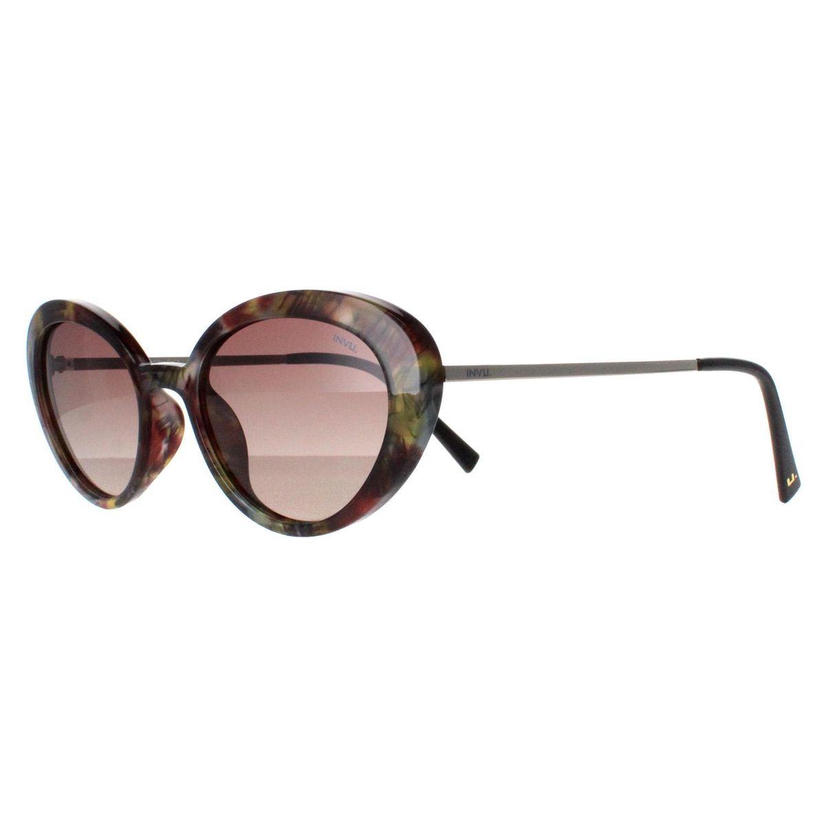Elegante ovale polarisierte Verlaufs-Sonnenbrille