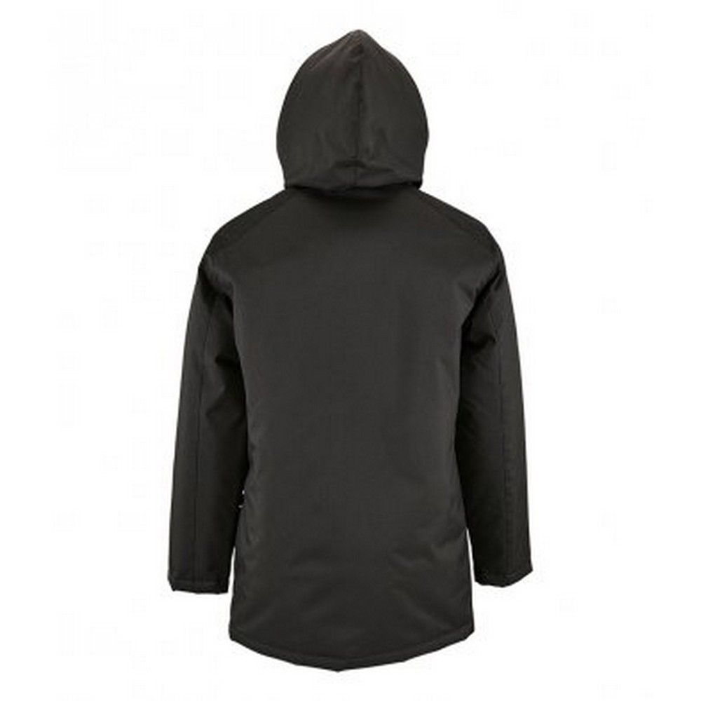 Wasserfester wattierter Parka mit Kapuze