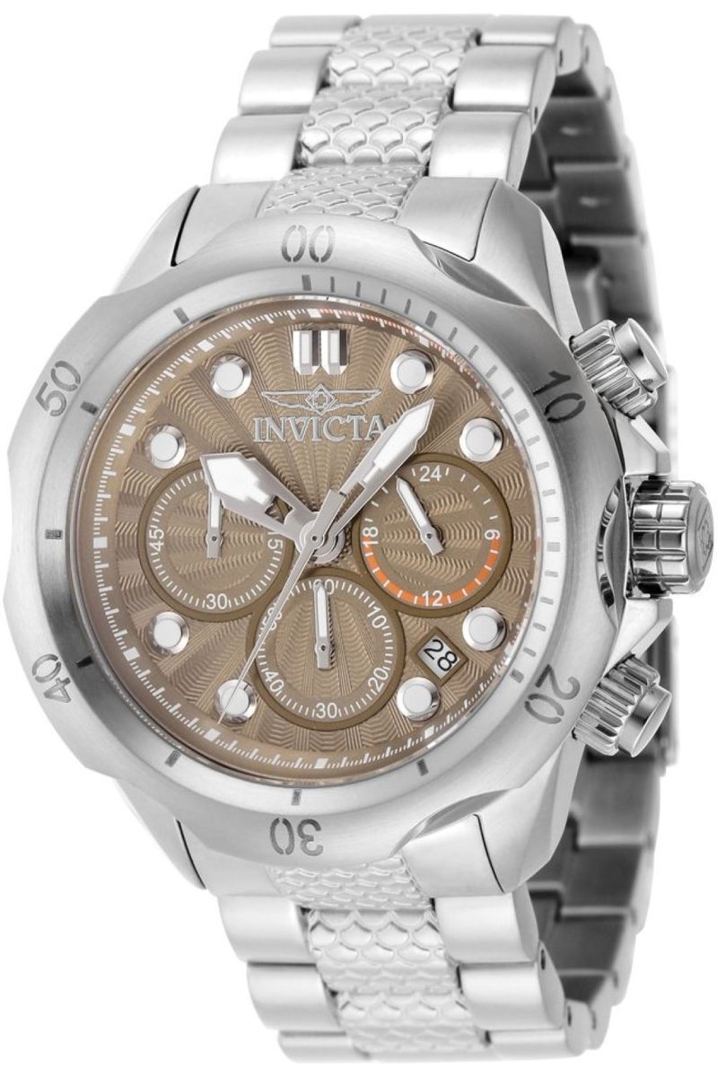 Invicta Racing Chronograph Edelstahl Herrenuhr
