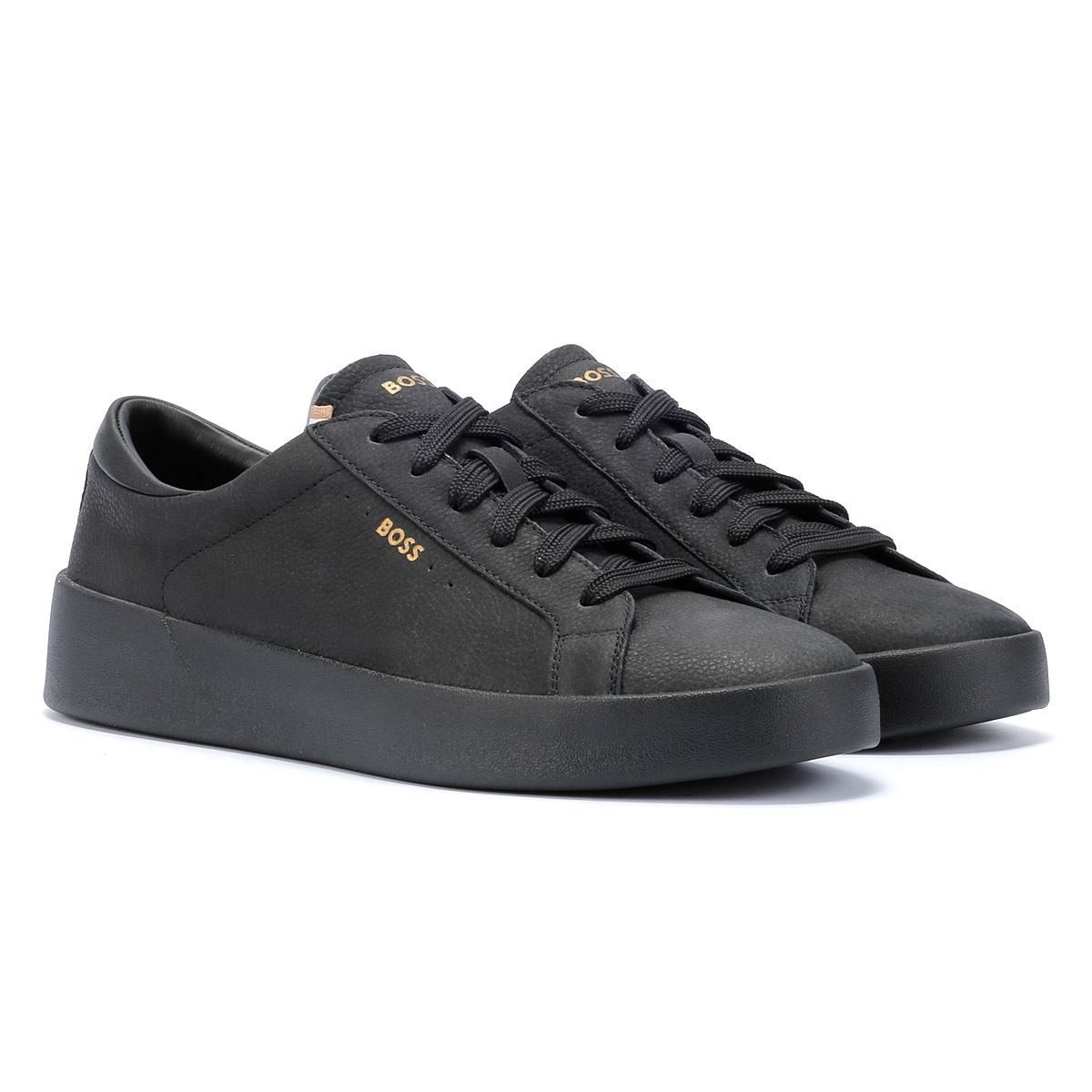 Herren-Leder-Sneakers mit niedrigem Schaft