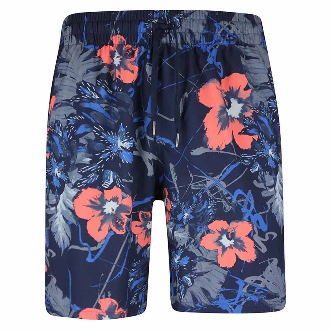 Herren Badeshorts mit Blumendruck