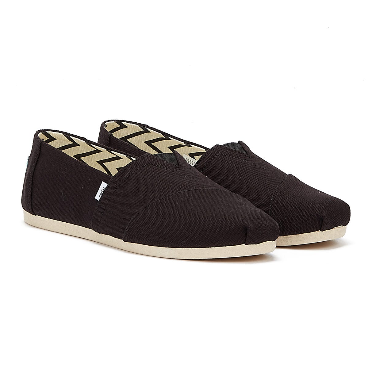Kaufen Sie Toms Alpargata Baumwolle Leinwand Damen Schwarze Espadrilles