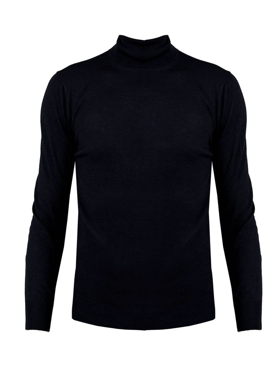 Klassischer Herren Rollkragenpullover aus Merinowolle