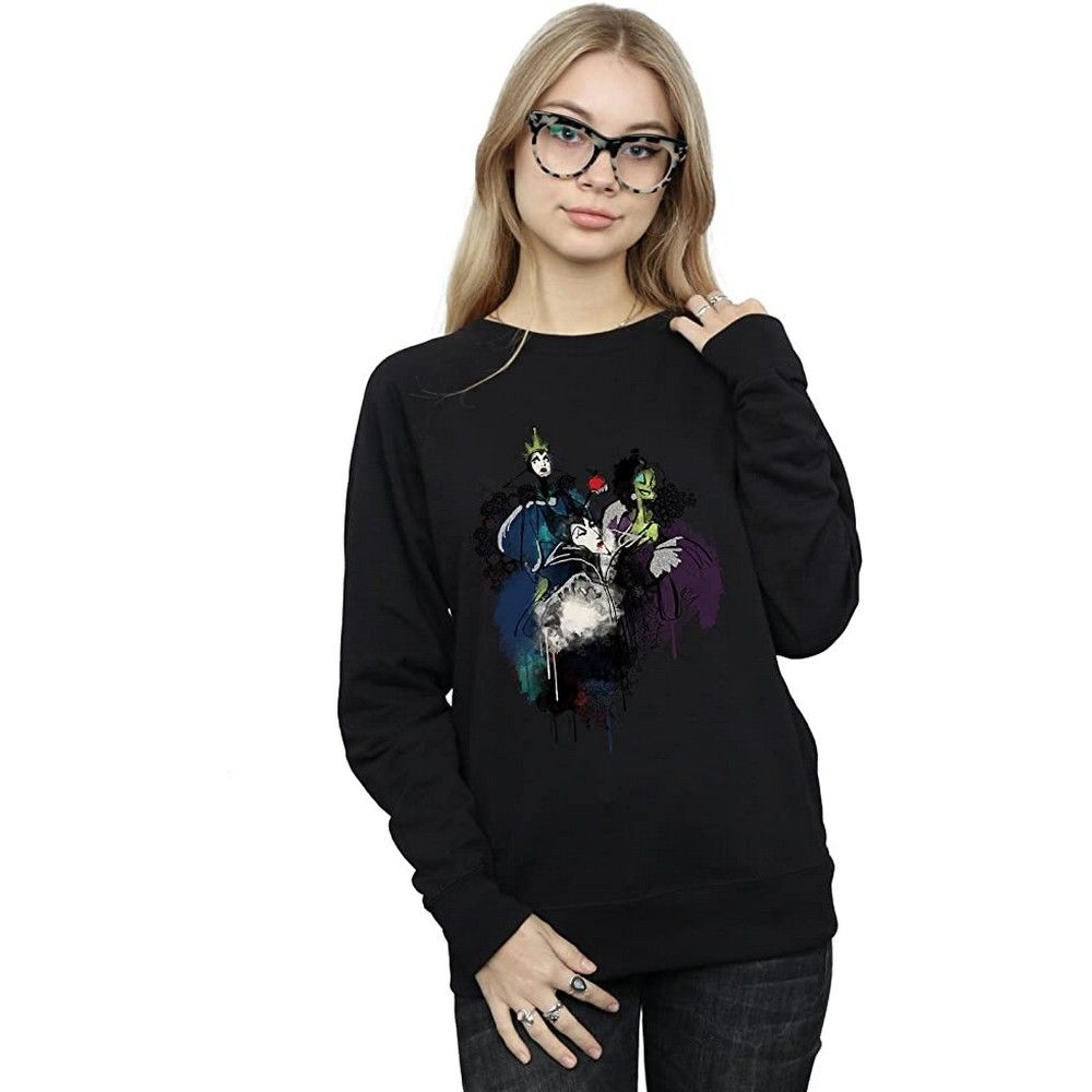 Disney Villains Sweatshirt mit Skizzen-Grafik