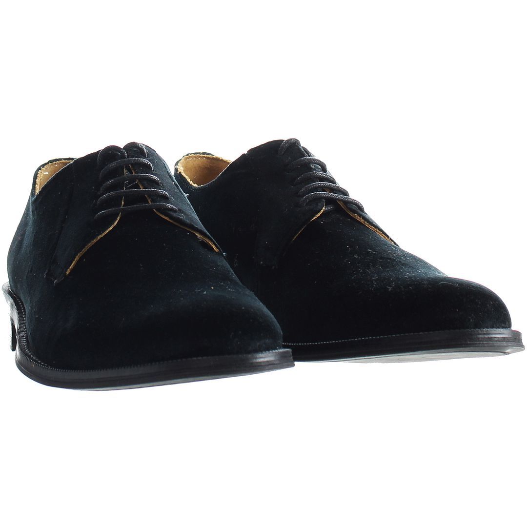 Elegante Derby-Schnürschuhe aus Samt