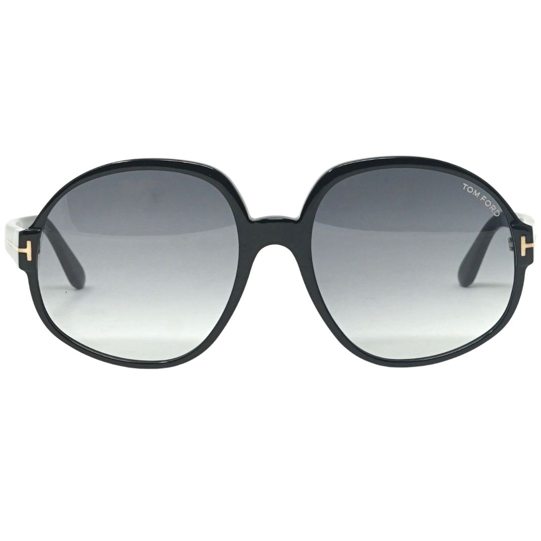 Übergroße Sonnenbrille mit runden Gläsern