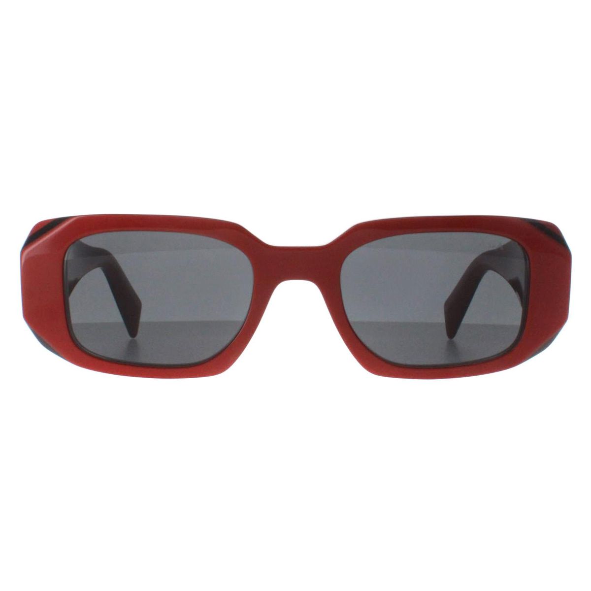 Rechteckige Sonnenbrille mit markantem Rahmen