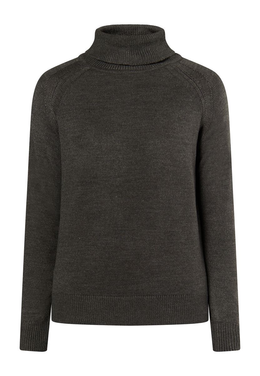 Klassischer dunkelgrauer Rollkragenpullover