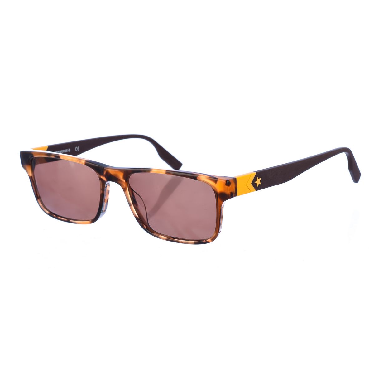 Blaue Acetatrahmen Rechteck Sonnenbrille
