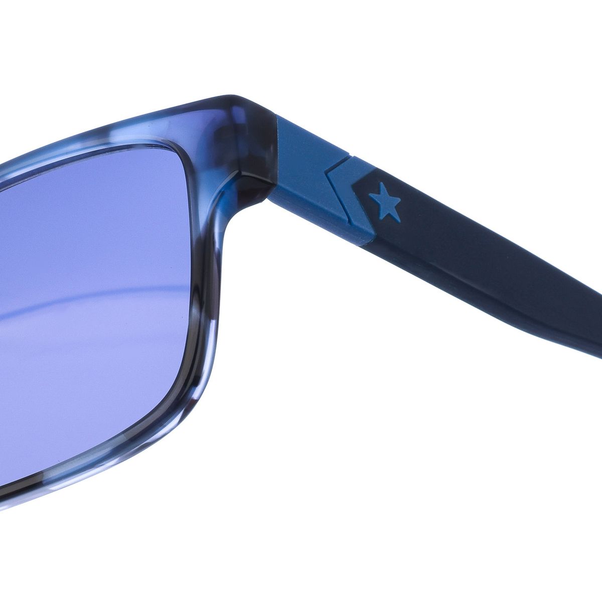 Moderne rechteckige Acetat-Sonnenbrille