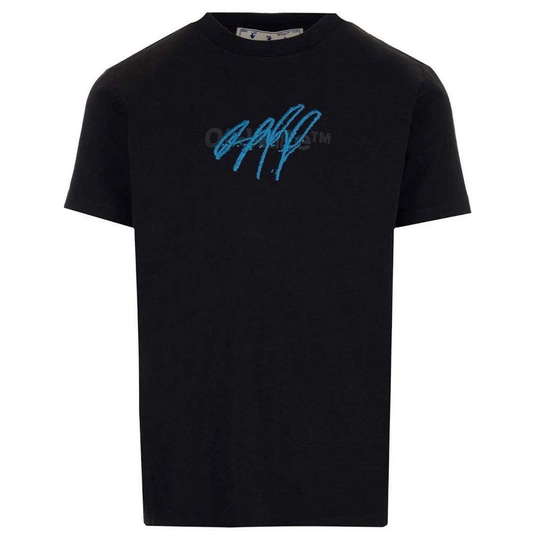 Minimalistisches Slim Fit T-Shirt mit Logo-Print