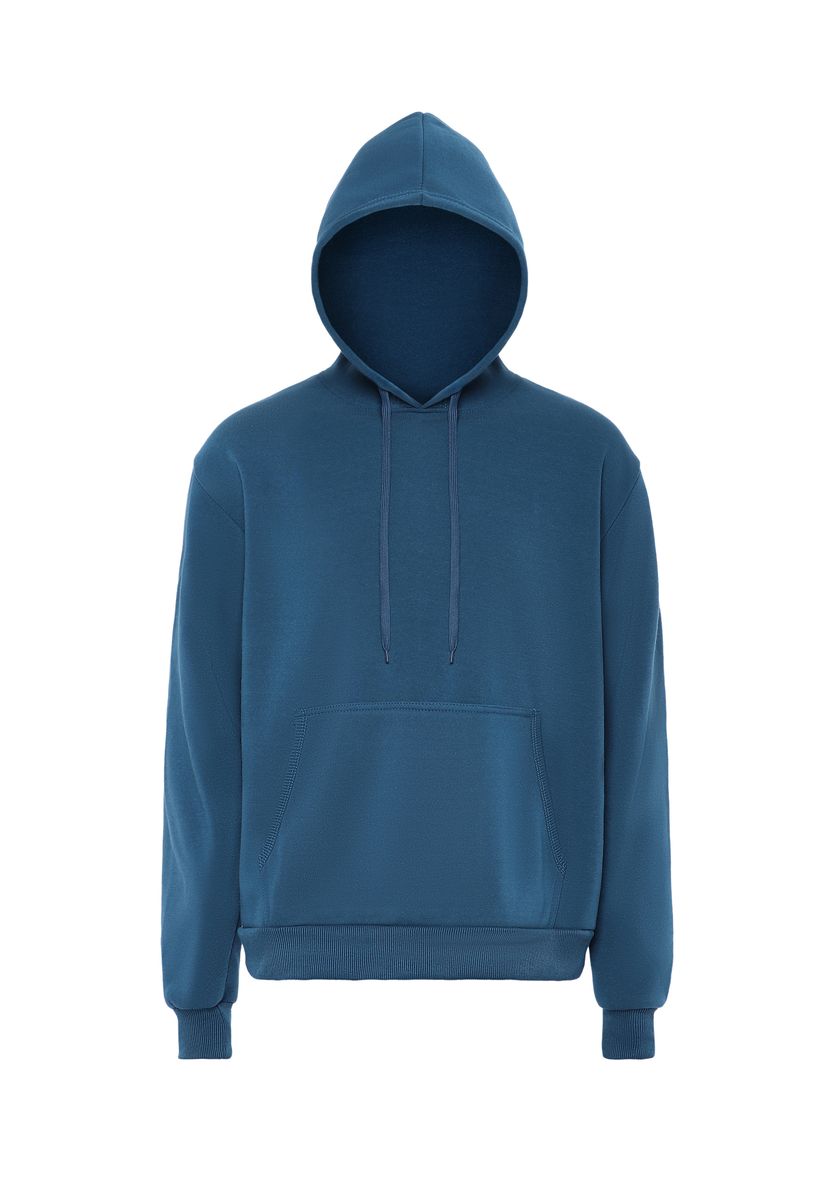Herren Fleece Hoodie mit Kängurutasche