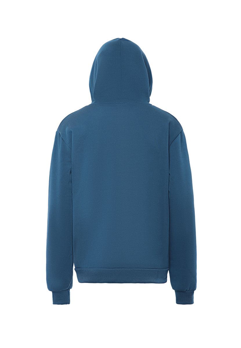 Minimalistischer Kapuzenpullover aus Baumwollmix