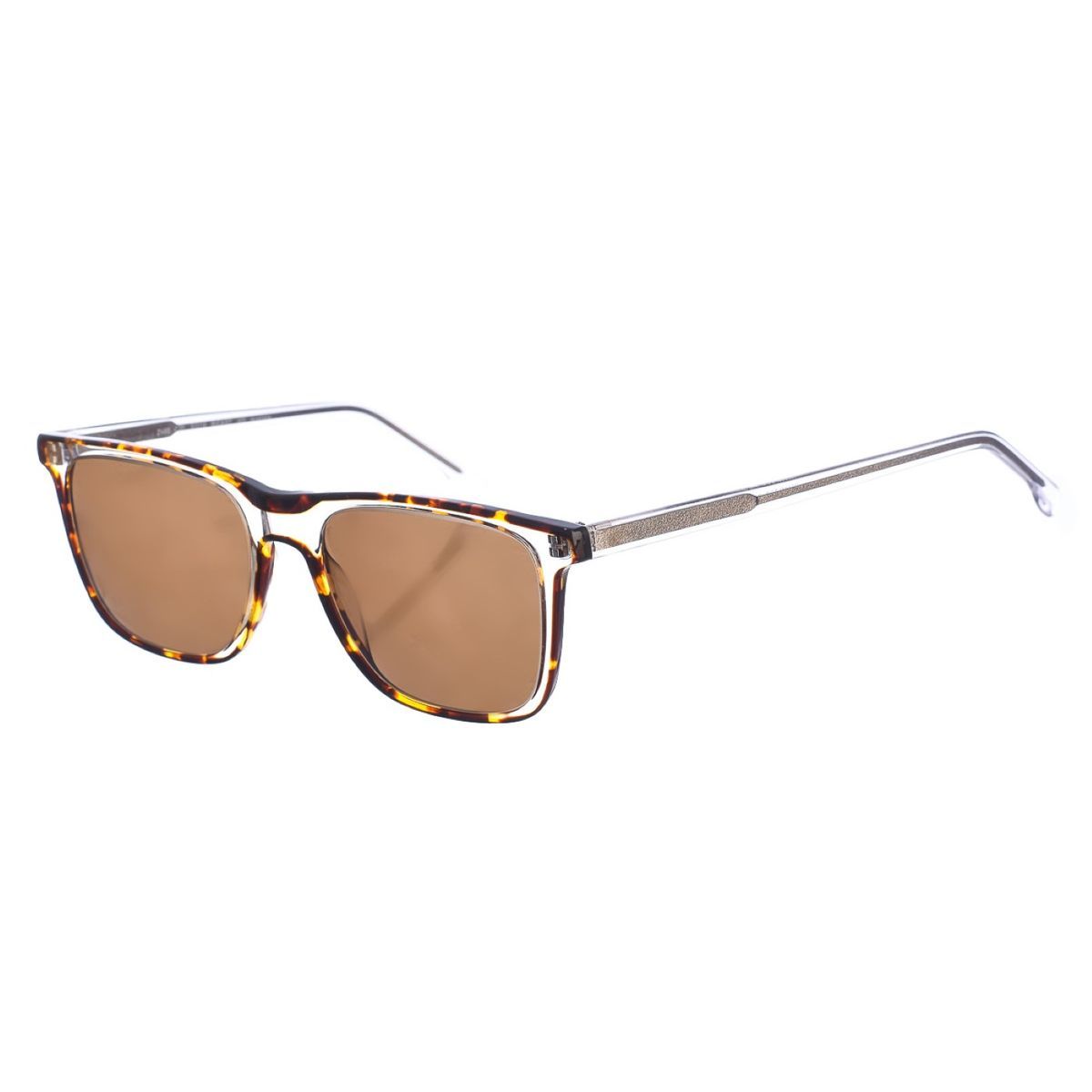 Quadratische Sonnenbrille in Schildpatt-Optik