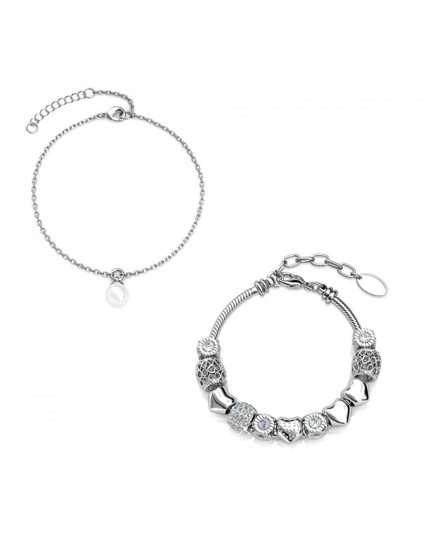 Mehrteiliger Schmuck-Adventskalender in Silber