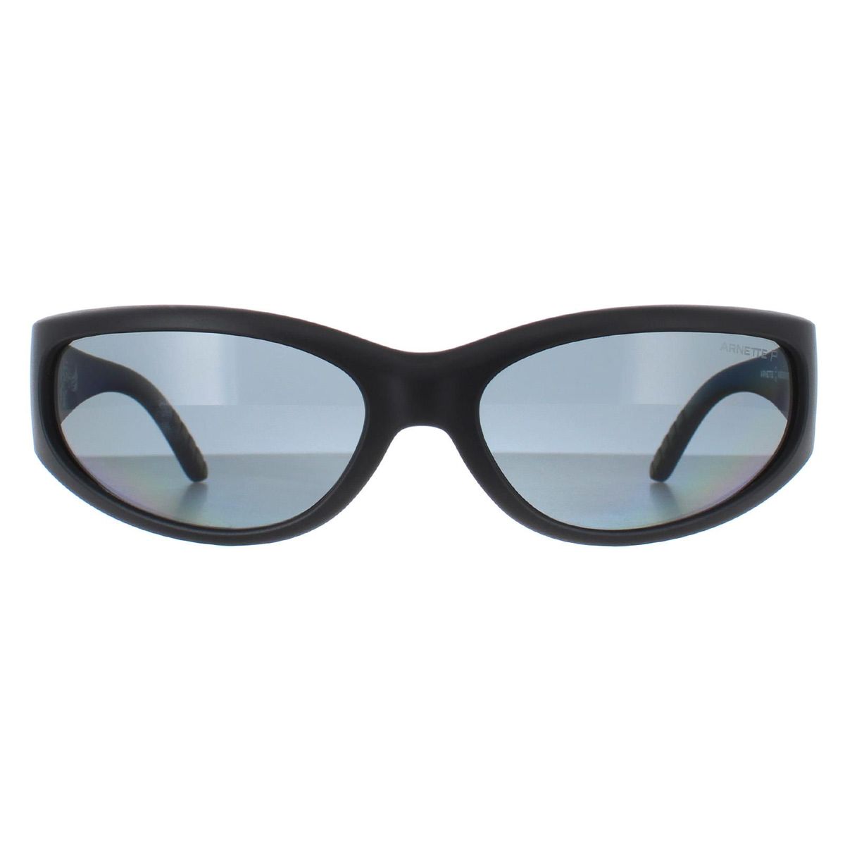 Matte Schwarze Ovale Unisex Sonnenbrille