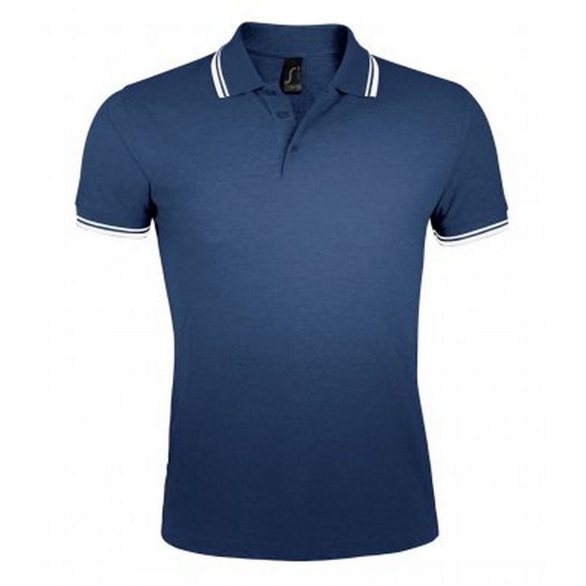 Klassisches Poloshirt mit Kontraststreifen