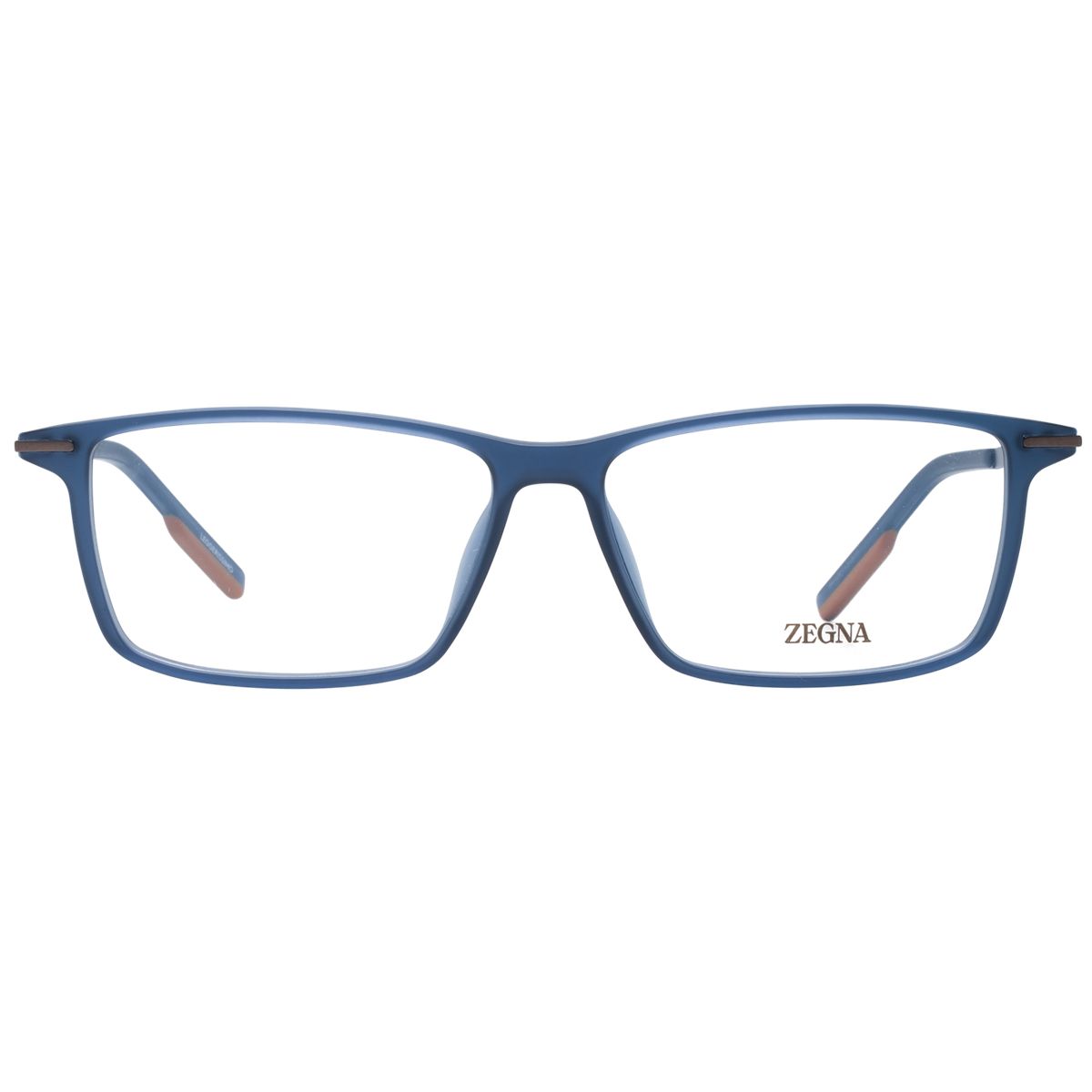 Elegante matte rechteckige Brillenfassung