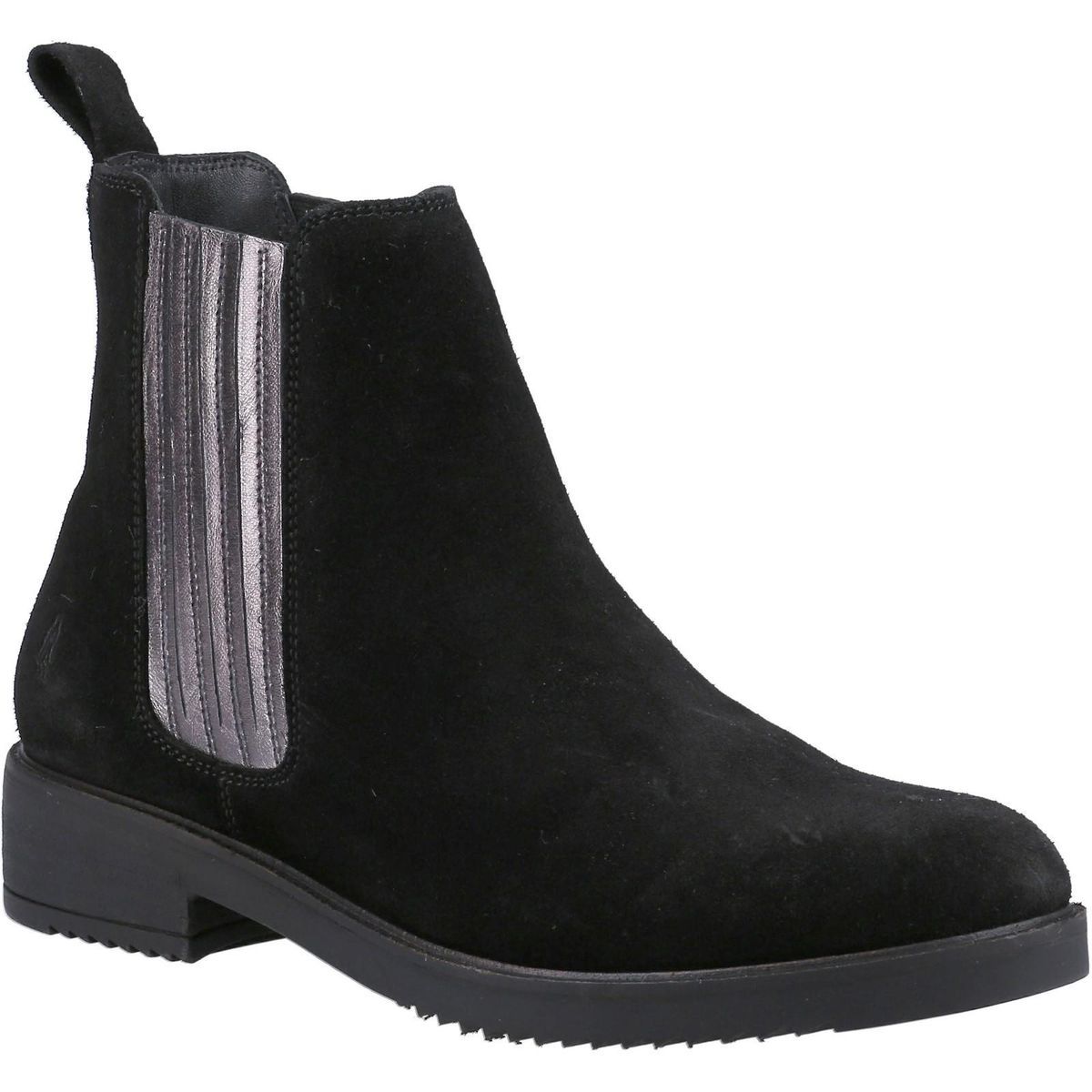 Hush Puppies Damen/Damen Stella Lederstiefeletten (Schwarz)