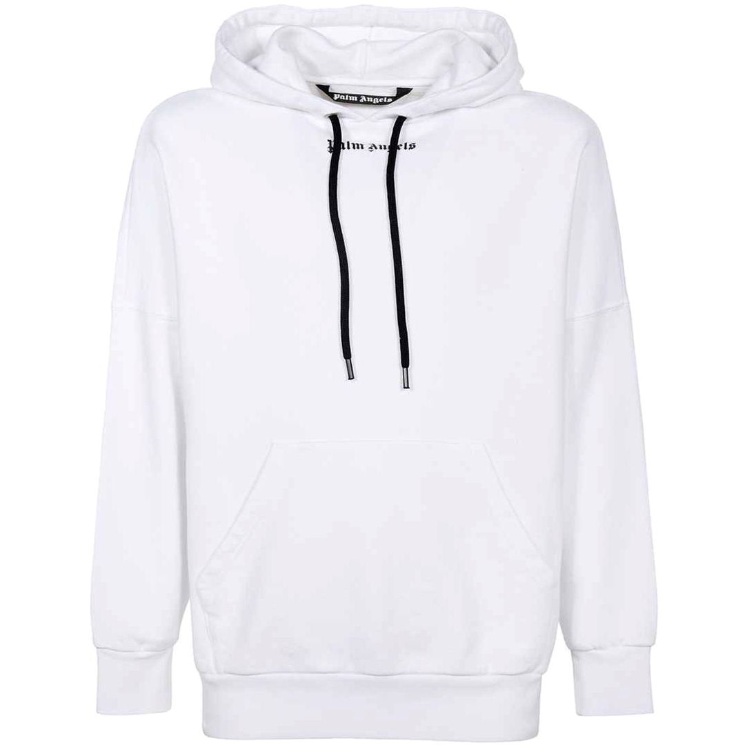 Übergroßer Gothic-Logo-Hoodie