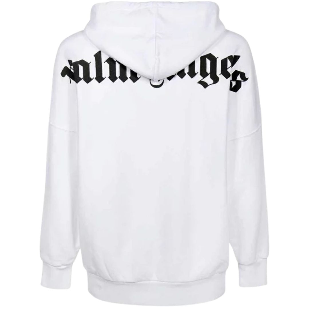 Oversized-Hoodie mit Gothic-Logo