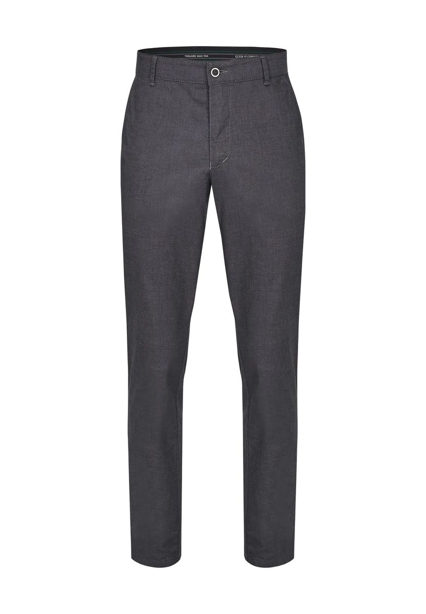 Chinohose mit Komfortbund in Wolloptik