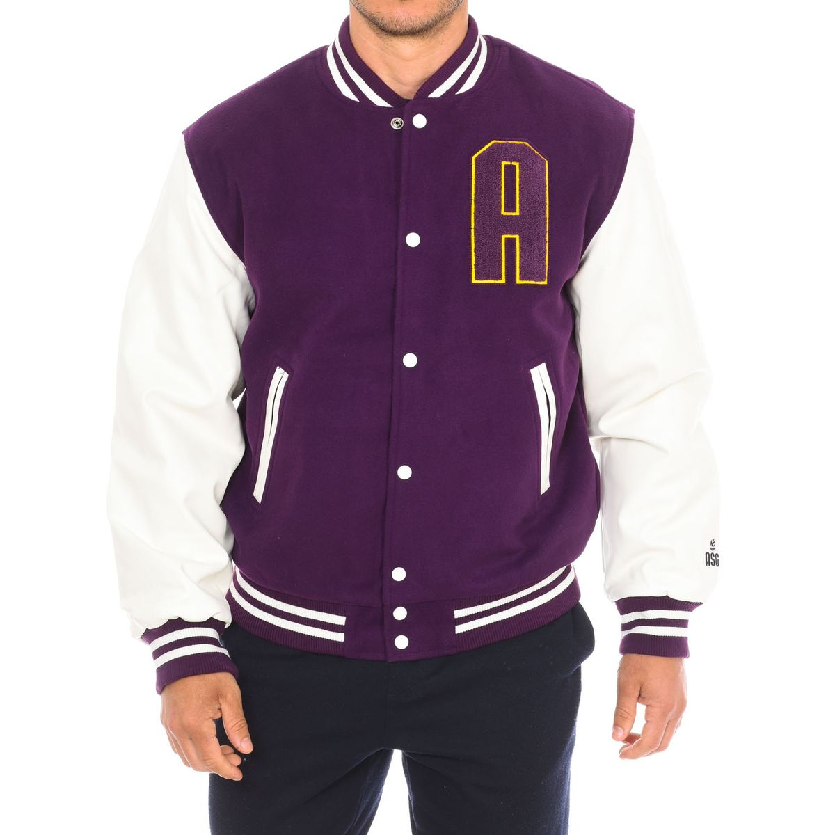 Klassische Varsity Letterman Bomberjacke
