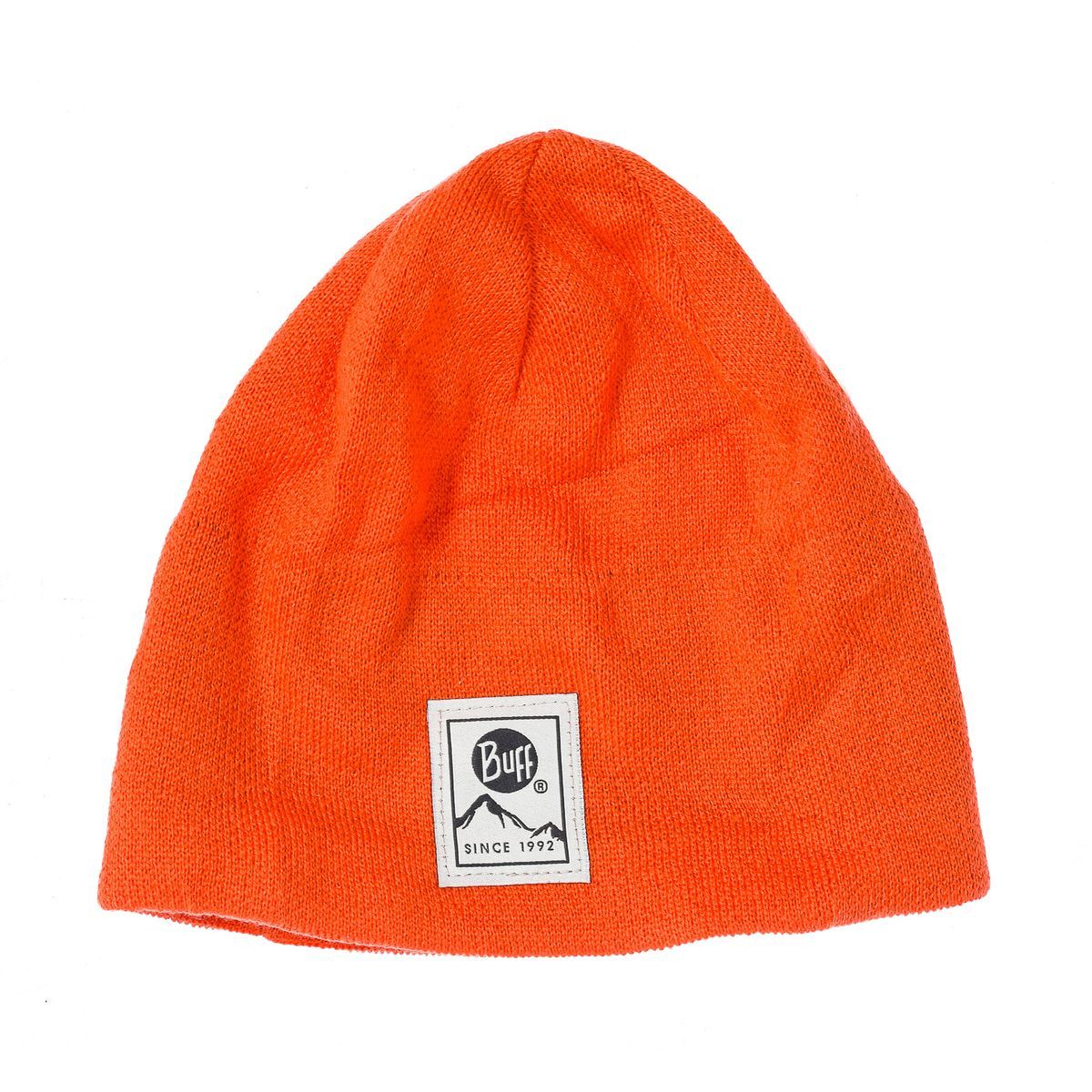 Orange Fleece gefütterte Strickmütze