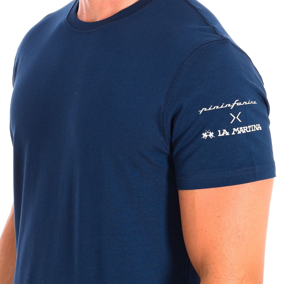 Rundhalsshirt mit Automobil-Grafik-Print