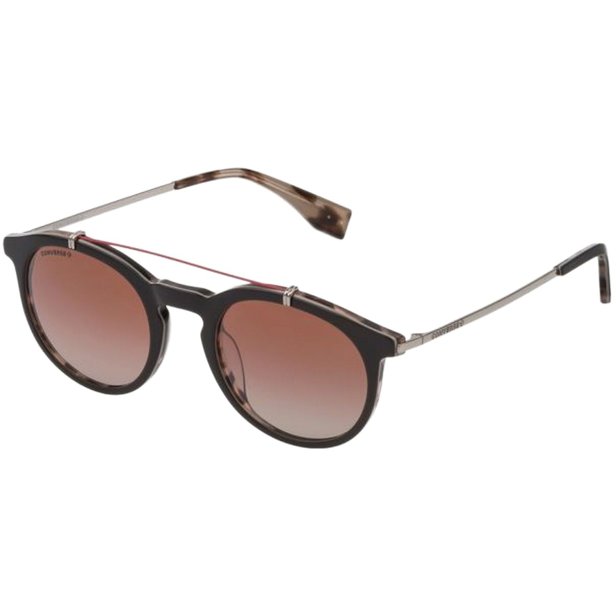 Runde Sonnenbrille mit Brauensteg