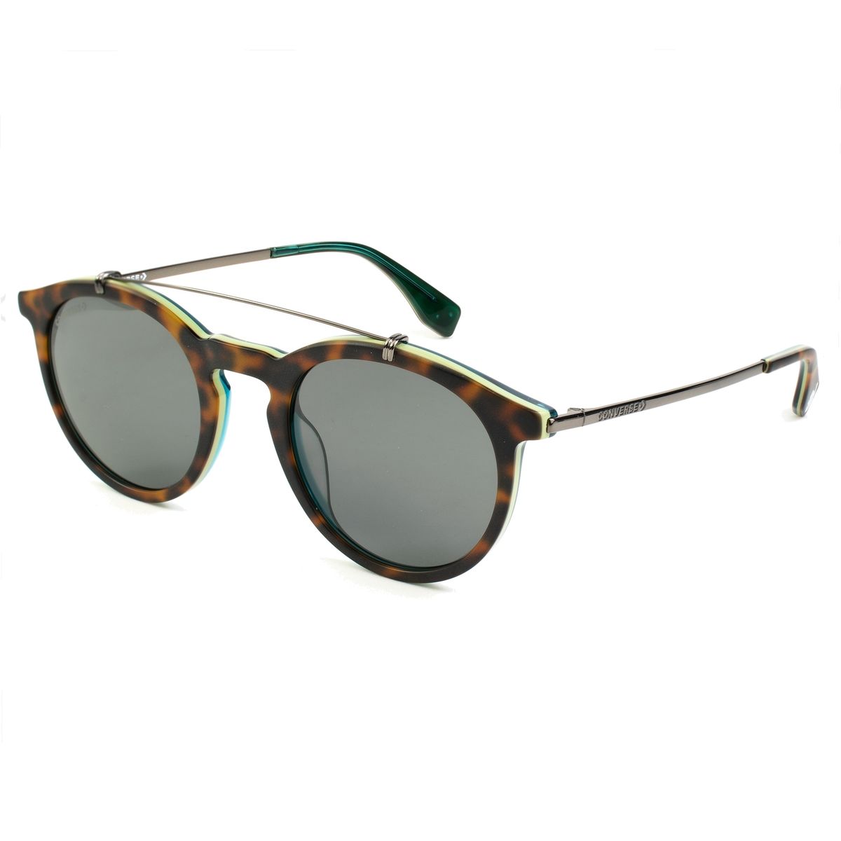 Runde Sonnenbrille mit Brauensteg