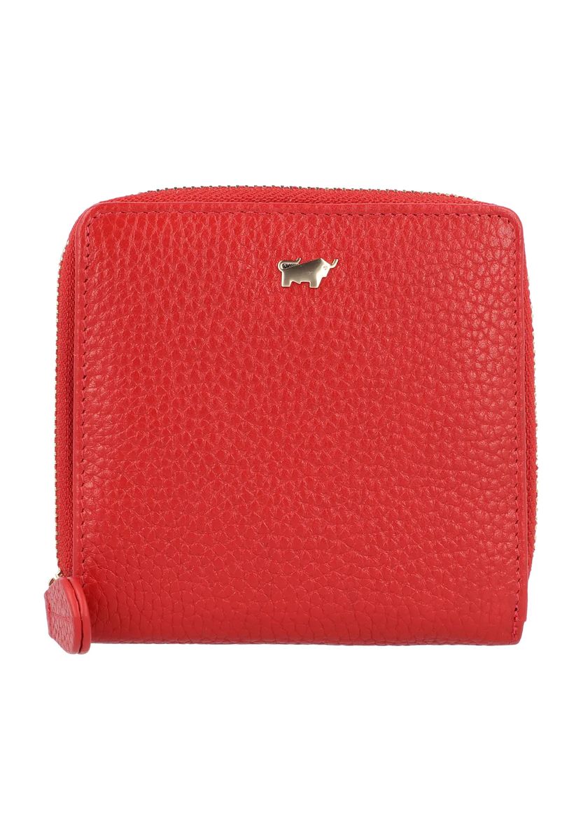BRAUN BÜFFEL Geldbörse, Leder, RFID-Schutz, für Damen, rot, 99