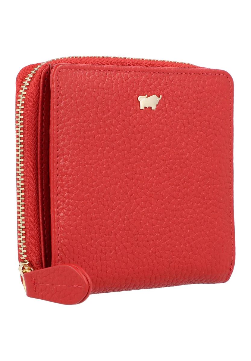 BRAUN BÜFFEL Geldbörse, Leder, RFID-Schutz, für Damen, rot, 99