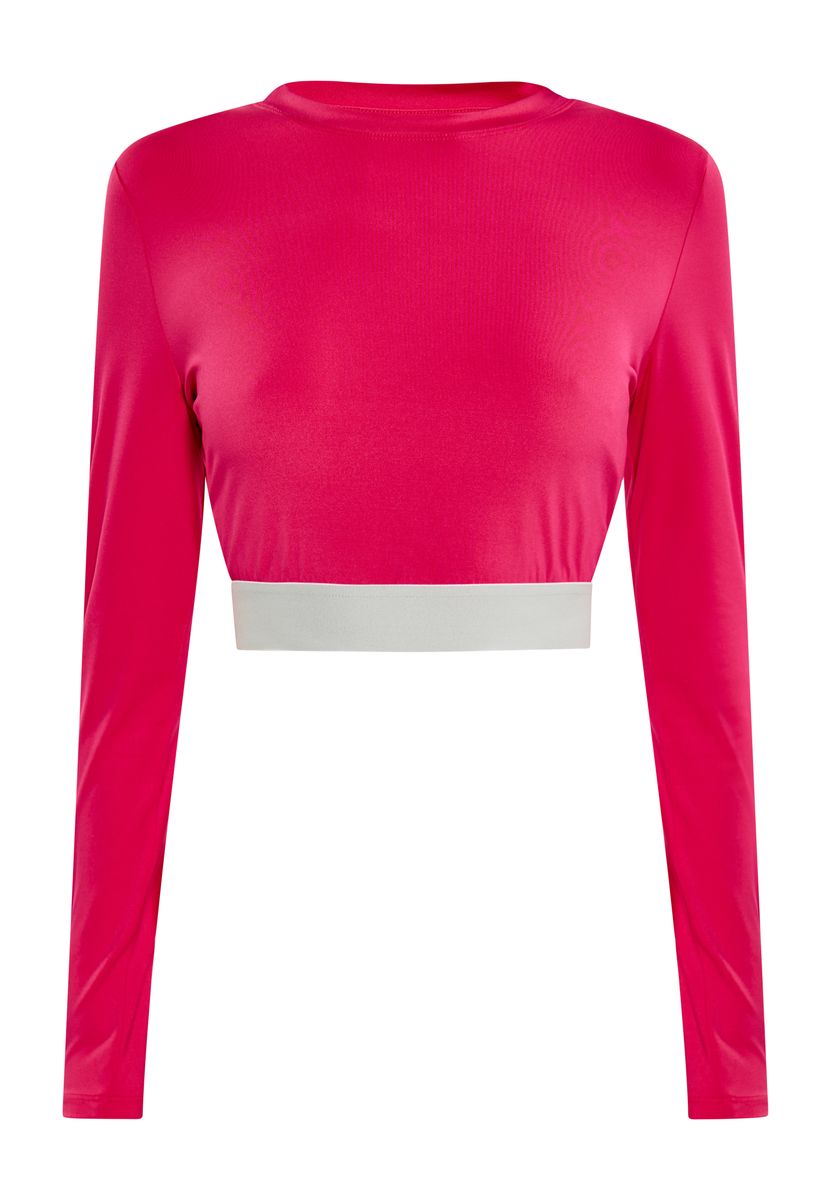 Cropped Langarmshirt