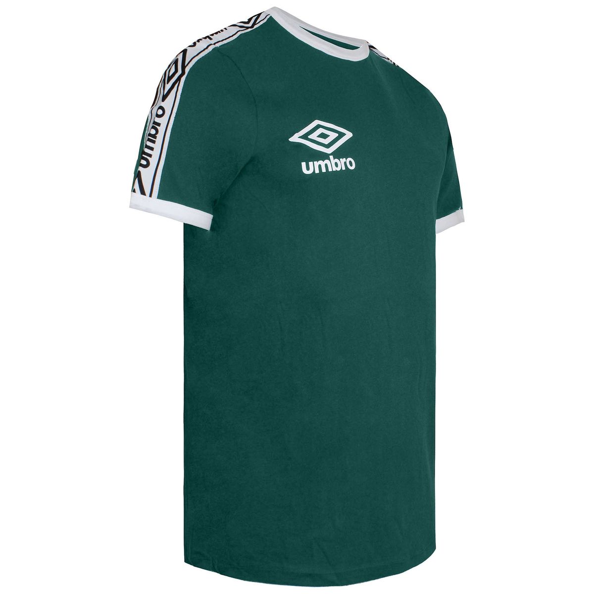 Klassisches Ringer-T-Shirt mit Ärmelband