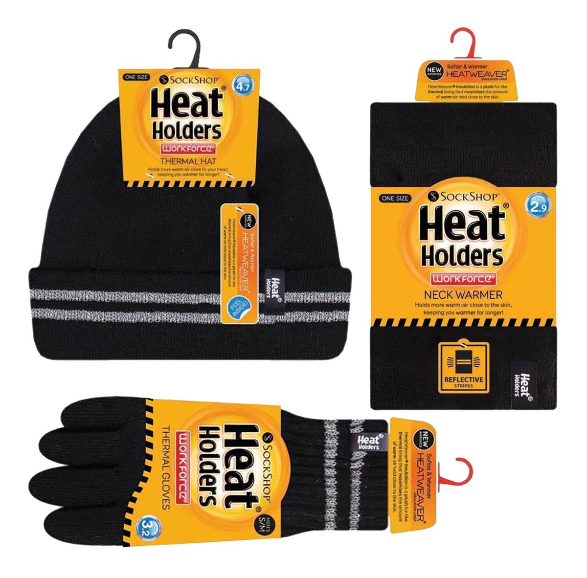 Reflektierendes Thermo-Winter-Accessoire-Set
