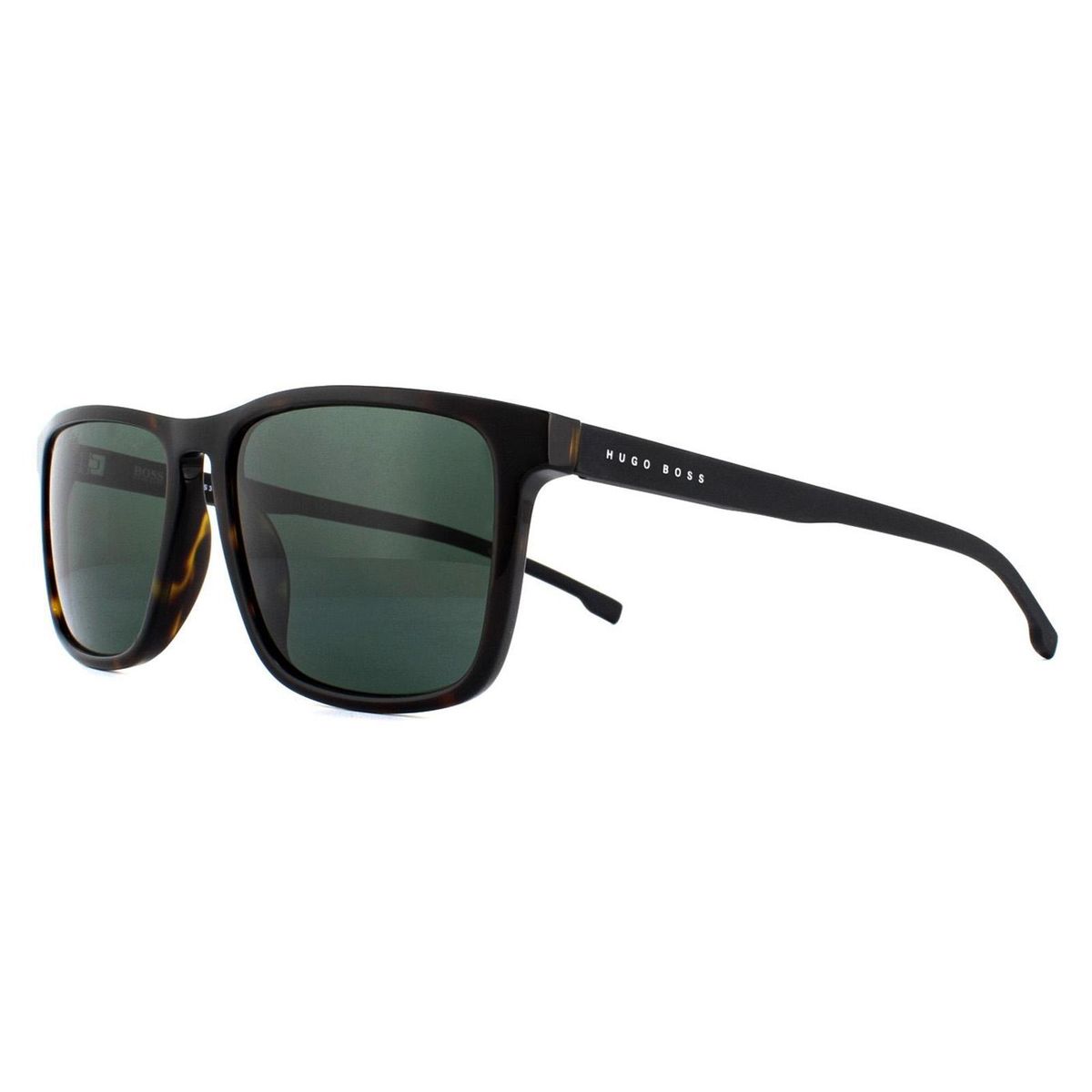 Klassische eckige Sonnenbrille in Havana