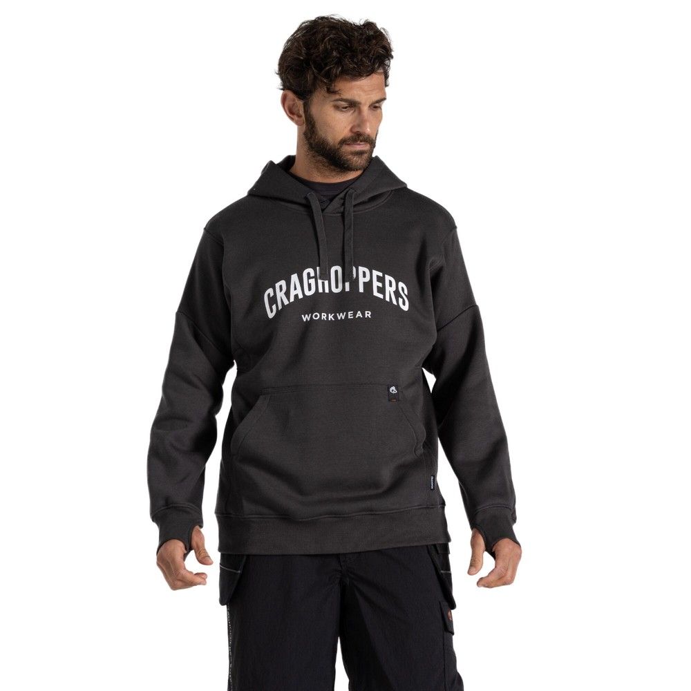 Craghoppers - "Workwear Oulston" Kapuzenpullover für Herren (Anthrazitgrau)