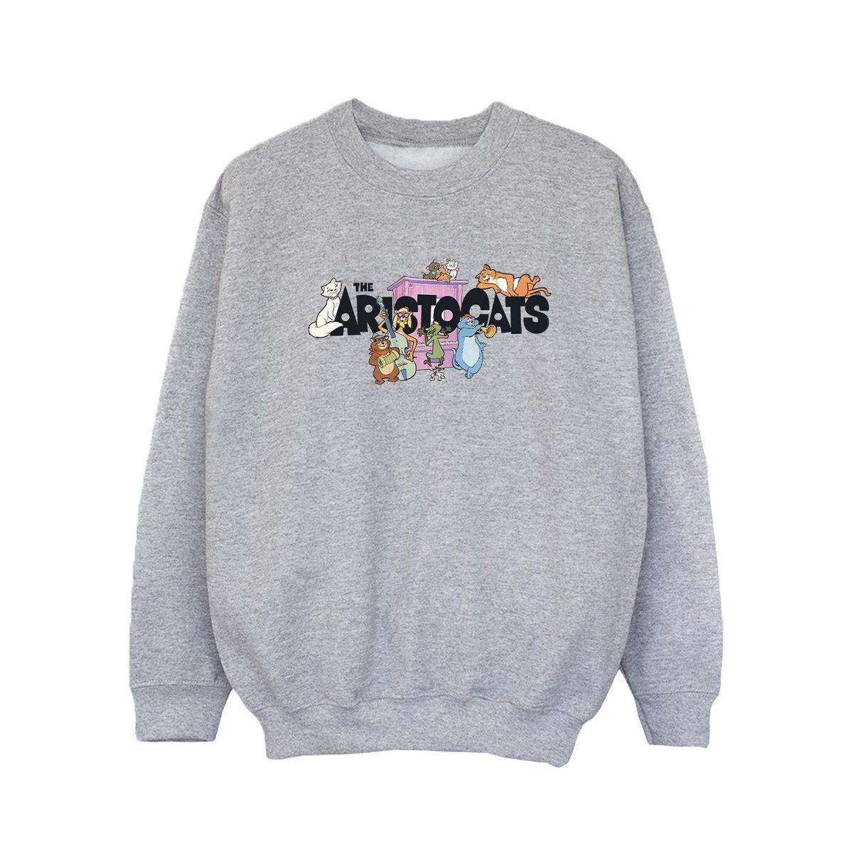 Aristocats Musik Grafik Rundhals-Sweatshirt
