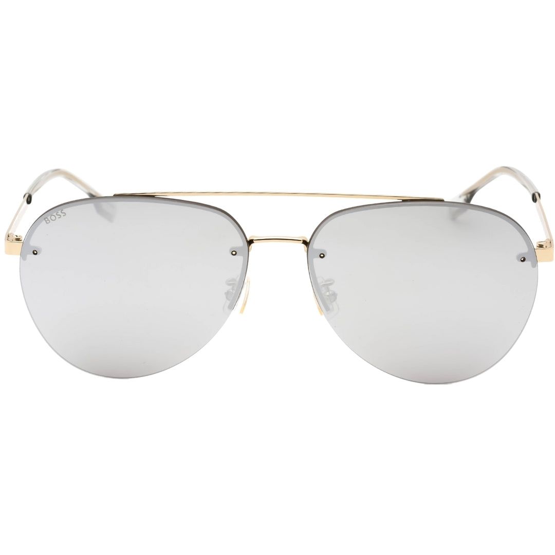 Randlose verspiegelte Aviator-Sonnenbrille