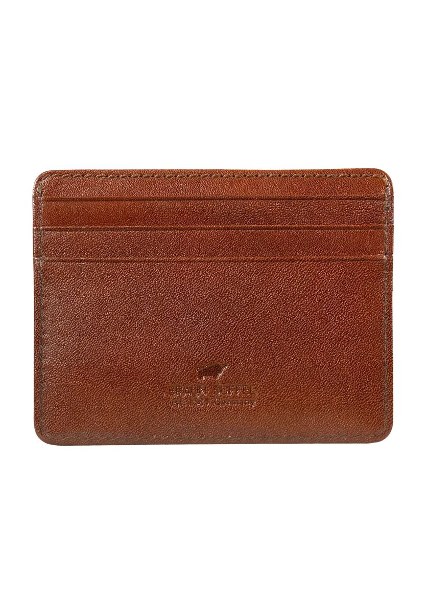 Schlankes Leder-Kartenetui mit RFID-Schutz