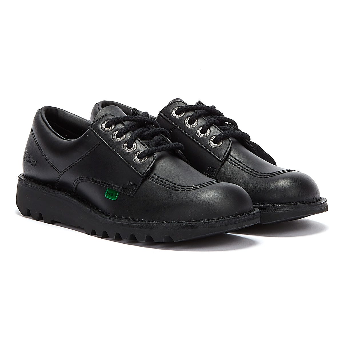 Ikonische Leder-Halbschuhe mit Dreifachnaht