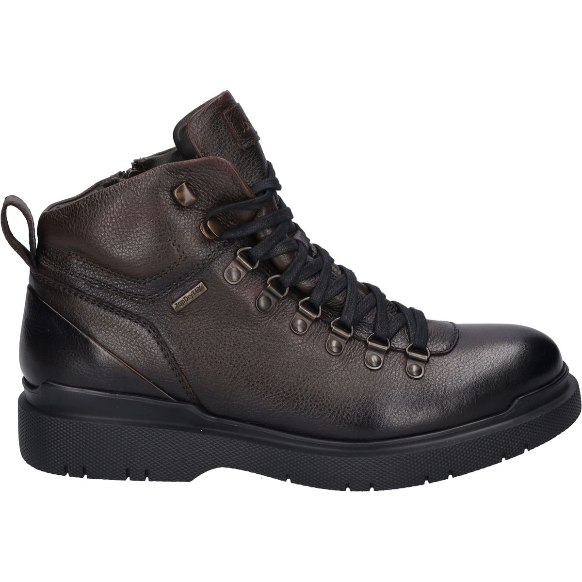 Lederstiefelette im Wanderstil