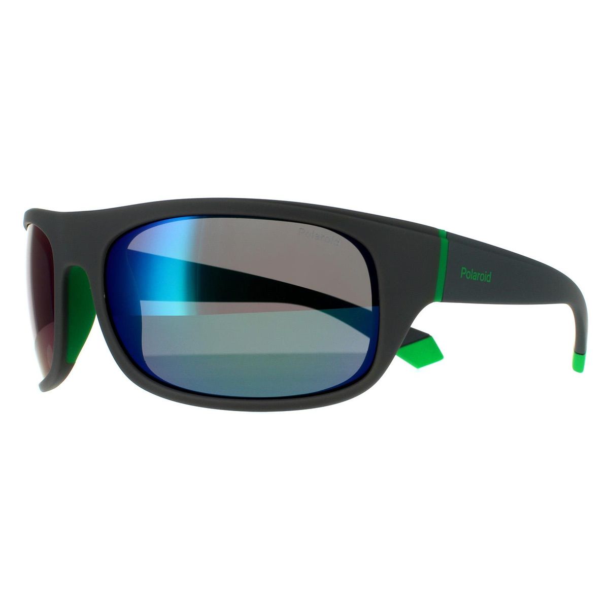 Sportliche polarisierte Wrap-Around-Sonnenbrille