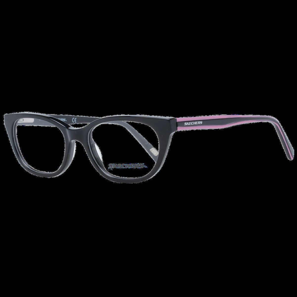 Cat-Eye Brille mit pinkfarbenem Detail