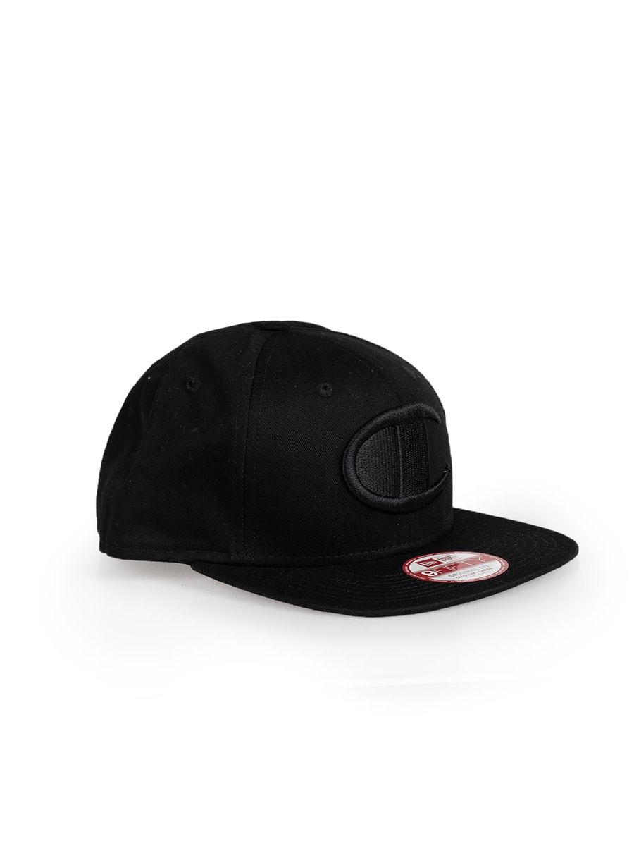Monochrome Snapback-Cap mit Logo