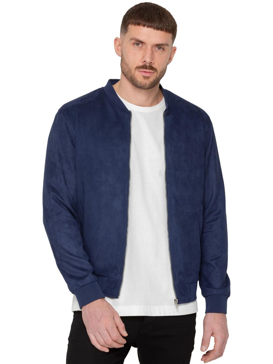 Herren Wildleder Bomberjacke