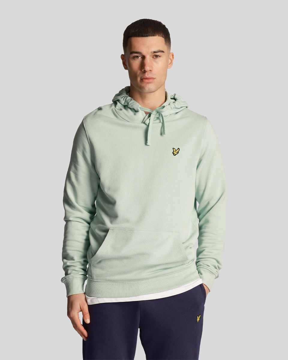 Herren-Pullover-Hoodie in Türkis