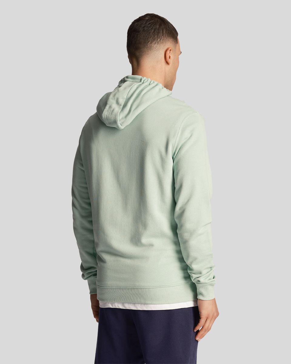 Klassischer Loopback-Kapuzenpullover aus Baumwolle