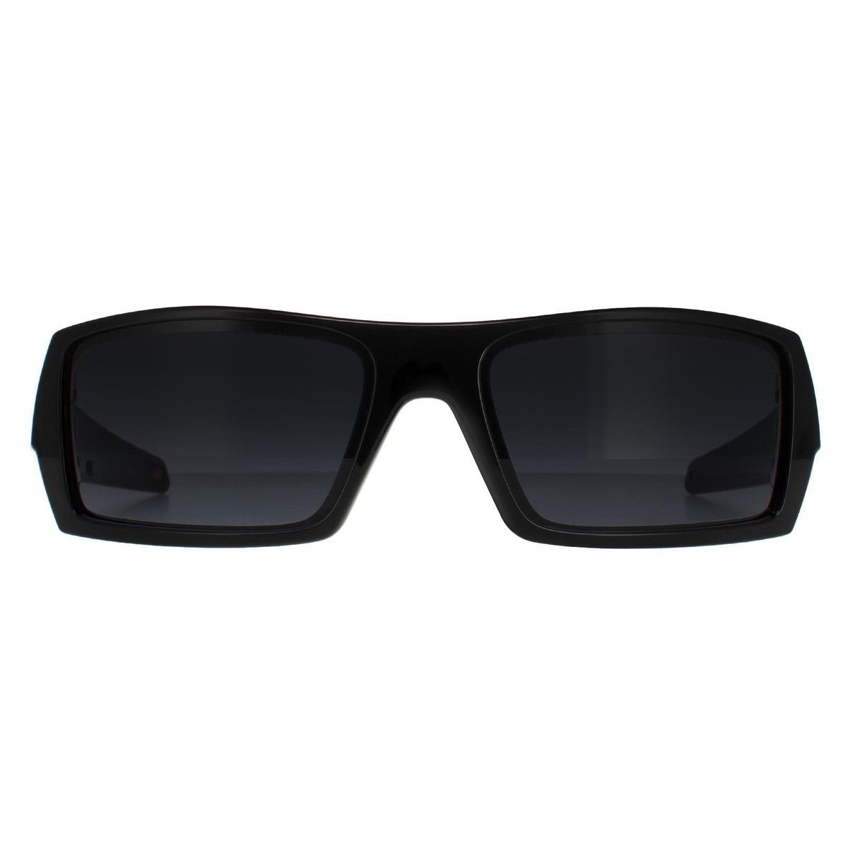 Elegante schwarze Sonnenbrille mit rechteckigem Rahmen